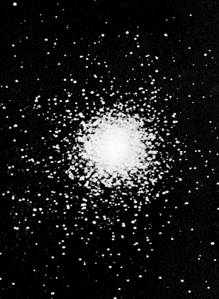 Hercules cluster photo from the lick observatory, Popular Science Monthly Volume 58 (1900/01)