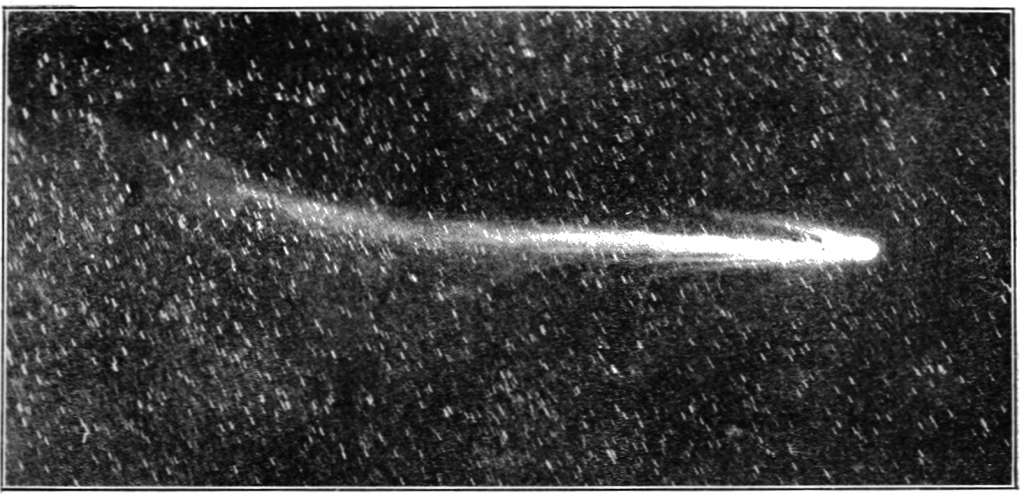 Comet morehouse photographed at the lick observatory nov 15 1908