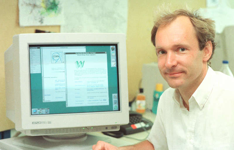 Sir Tim Berners-Lee (*1955) © CERN"