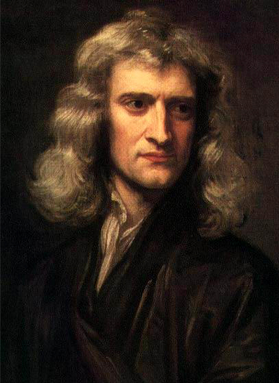 Sir Isaac Newton (1643-1727), Portrait by Sir Godfrey Kneller (1689)