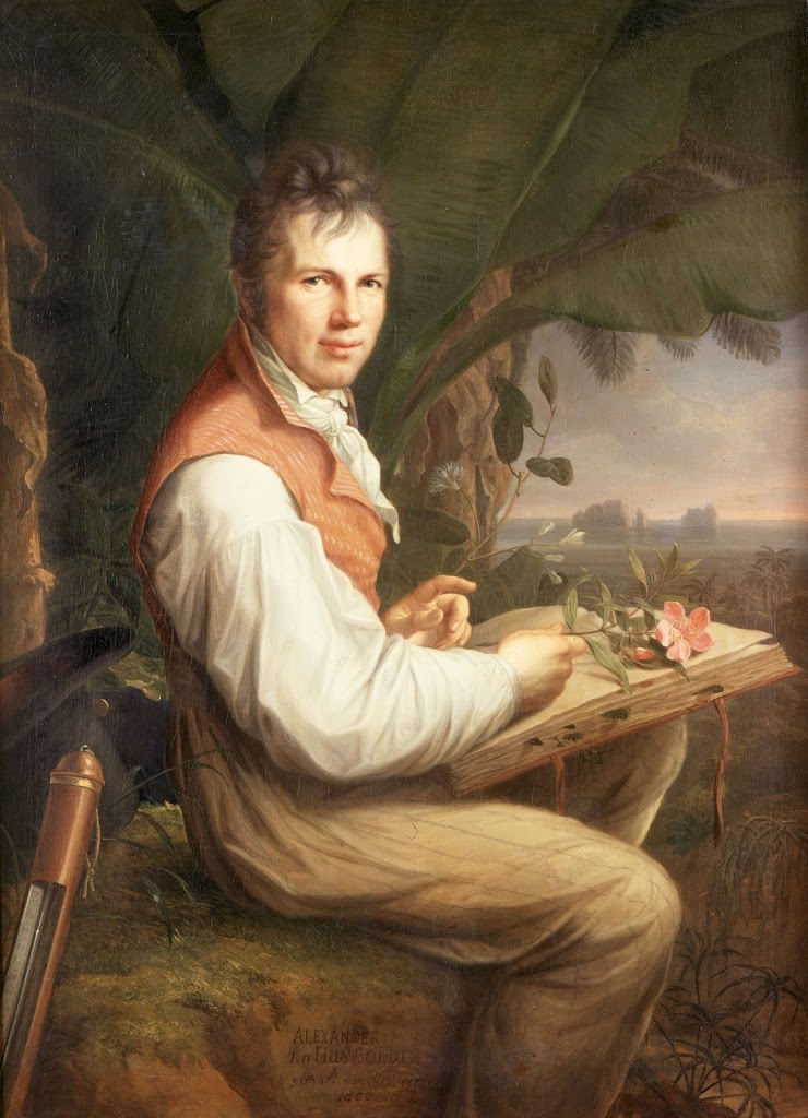 A portrait of Alexander von Humboldt by Friedrich Georg Weitsch (1806)