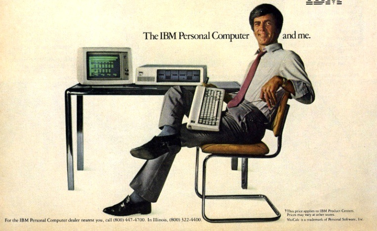 'The IBM Personal Computer and me", vintage IBM advertisement (1980s)