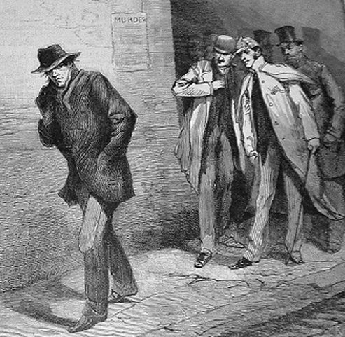 'With the Vigilance Committee in the East EndA Suspicious Character' 1888 source: Illustrated London News
