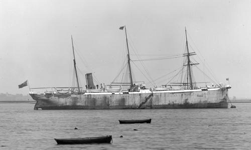 World's first purpose-built Cable Layer Ship Silvertown, 1901
