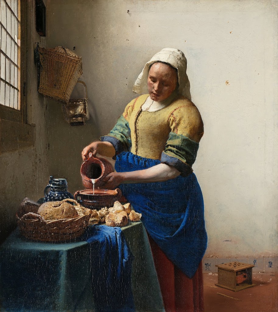 The Milkmaid by Johannes Vermeer, 1660