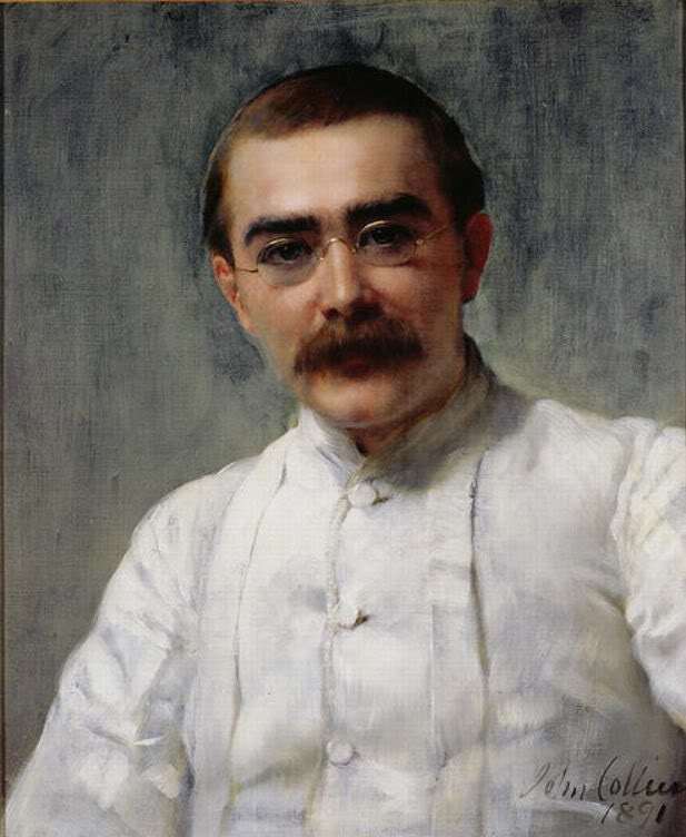 Rudyard Kipling (1865-1936) Portrait by John Collier