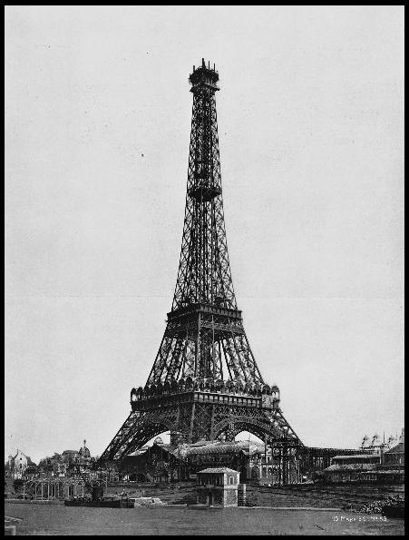 Eiffel Tower 15 March 1889: Construction of the cupola.