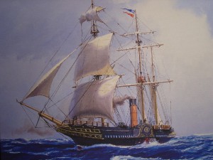 The seamship RMS Britannia