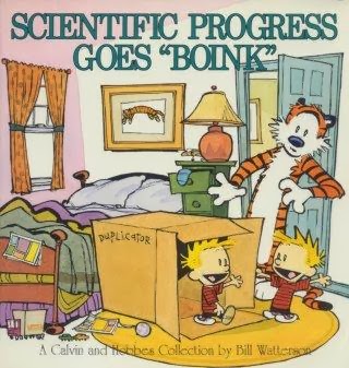 Book Cover of 'Scientific Progress Goes "Boink" by Bill Watterson