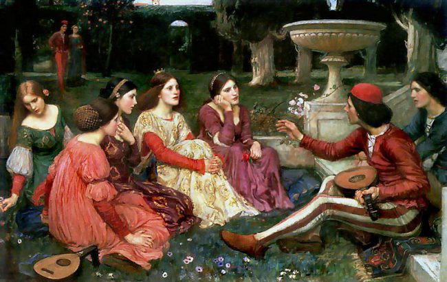 A Tale from the Decameron (1916) by John William Waterhouse.