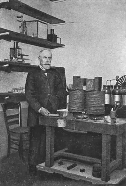 Henri Becquerel in his lab