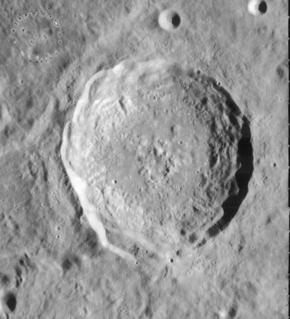 Crater Eudoxus on the Moon