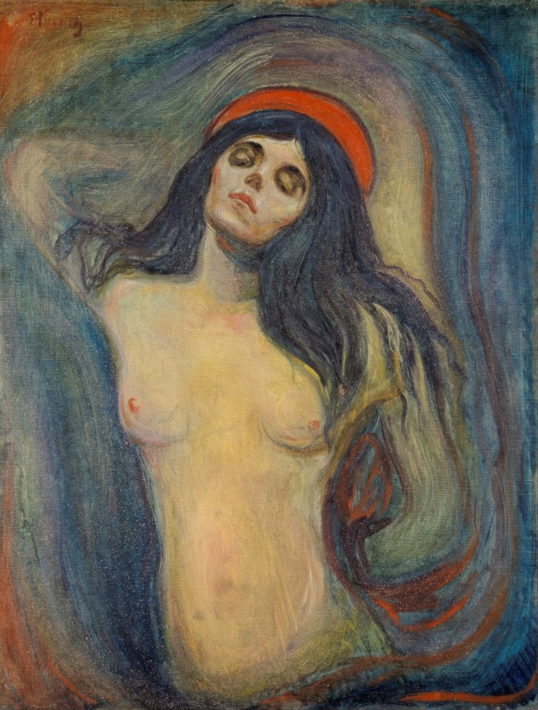 Madonna by Edvard Munch Version from Munch Museum, Oslo Image: wikipedia