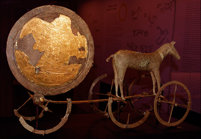 Solvogn from the Bronze Age, at display at the National Museum in Denmark Image: Malene Thyssen, http://commons.wikimedia.org/wiki/User:Malene