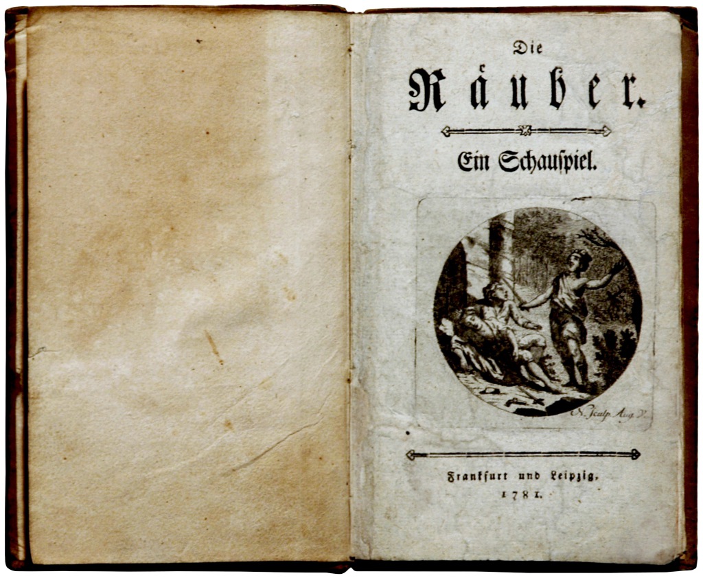 The Robbers (Die Räuber), 1781 by Friedrich Schiller