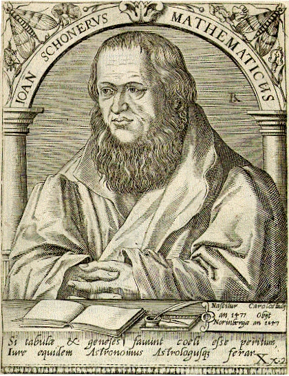 Johannes Schöner, aka Joan Schoenerus (1477-1547)