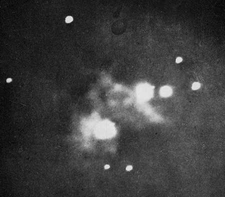 Henry Draper's image of the Orion Nebula from 1880
