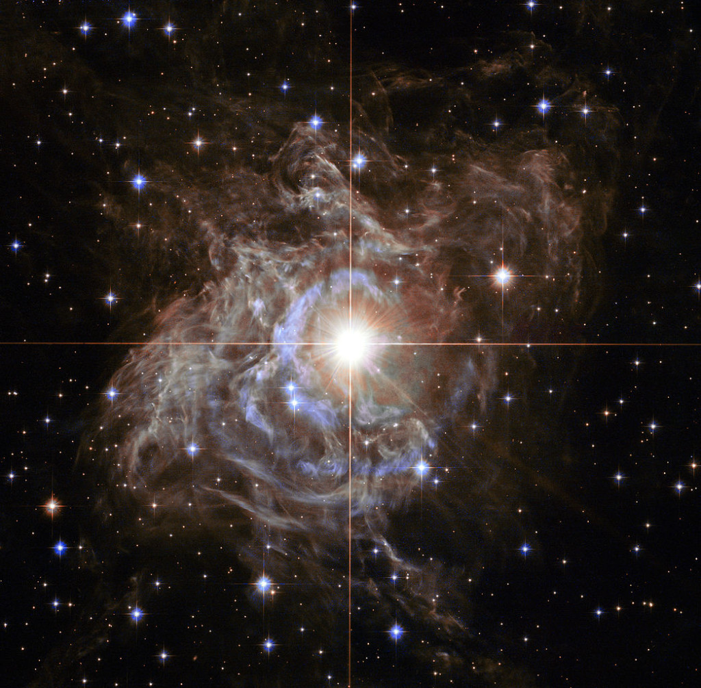 Cepheid RS Puppis as imaged by Hubble (HST) - one of the brightest Cepheids of the Milky Way