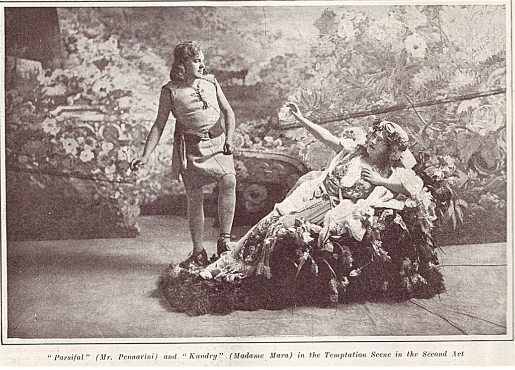 A scene from the opera "Parsifal," which opened Feb. 26, 1905, at the Seattle Theater.
