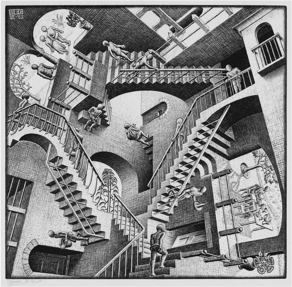 M.C. Escher - Relativity (1953)
