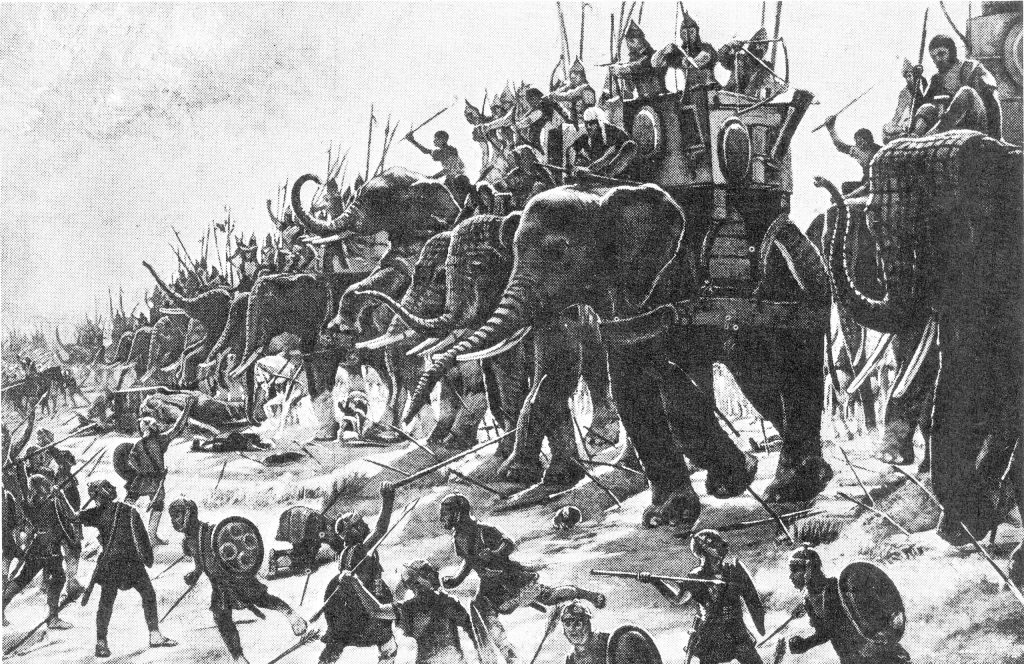 The Battle of Zama by Henri-Paul Motte, 1890.