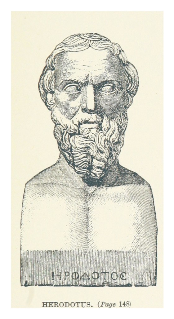 Herodotus (c. 484 -c. 425 BC), from Pictures from Greek Life and Story, by Church, Alfred John (1893)