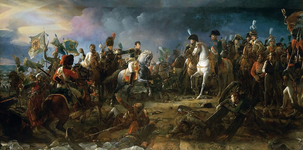 La bataille d'Austerlitz. 2 decembre 1805, painting by Francois Gerard (1810)