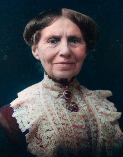Clara Barton (1821 - 1912)photographed by James E. Purdy