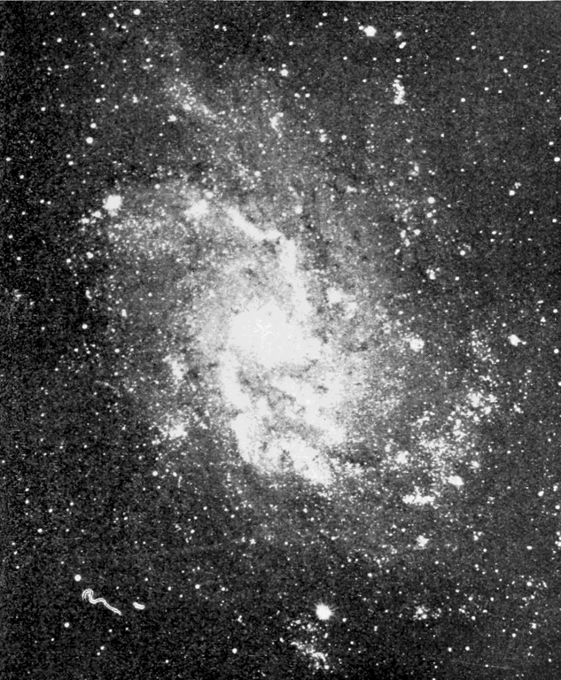 Spiral nebula M 33 by the Lick observatory 1900