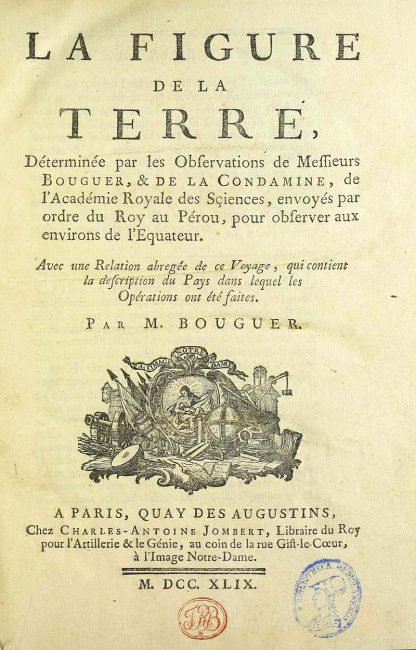 Pierre Bouguer, Figure de la terre (1749)