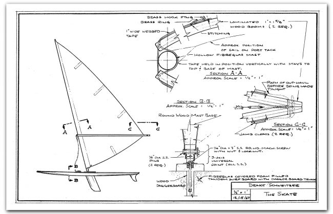 Jim Drake's original windsurfer drawing, Bajaboarder, CC BY-SA 4.0 
