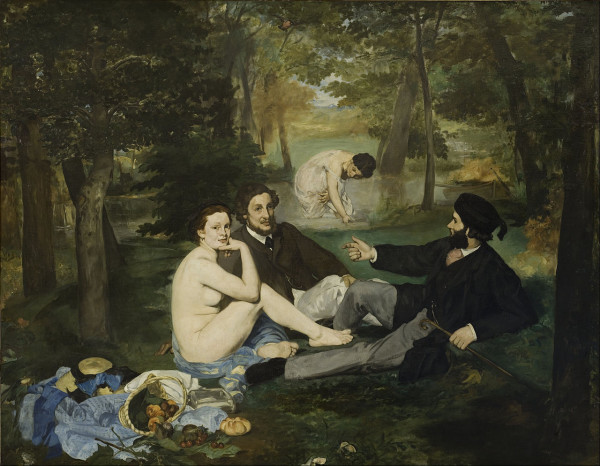 Éduard Manet: Le déjeuner sur l'herbe (1862/63)