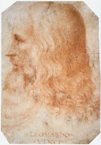 Leonardo da Vinci Portrait by Francesco Melzi