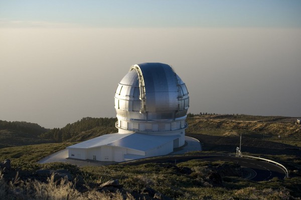 The Gran Telescopio at Roque de los Muchachos Observatory, La Palma, Canary Islands, By Pachango (Own work) [CC BY-SA 3.0]