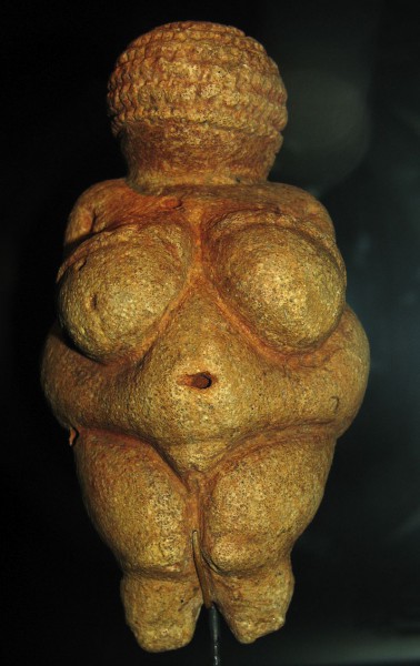 The Venus of Willendorf, found 1908 near Willendorf, by Josef Szombathy