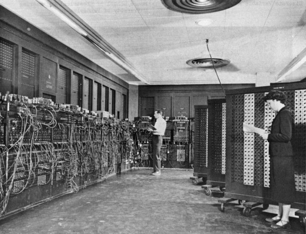 John W. Mauchly's and J. Presper Eckert's ENIAC computer (1947)