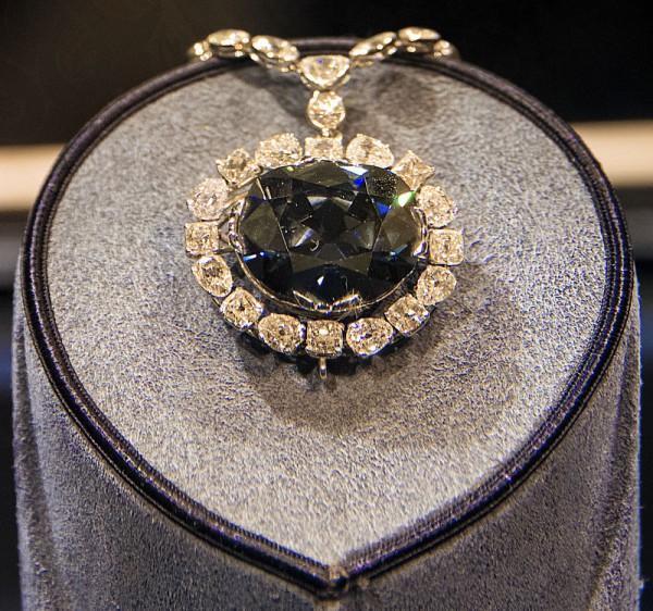 Hope Diamond in the National Museum of Natural History, Washington DC