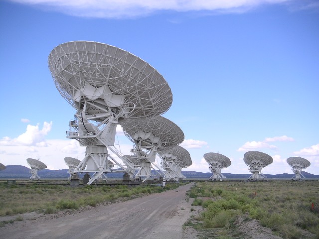 The Very Large Array near Socorro, New Mexico, United States. Image: Wikimedia user Hajor