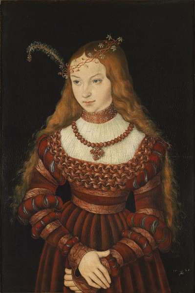 Sybille of Cleves wife of John Frederick I, Lucas Cranach the Elder, 1526
