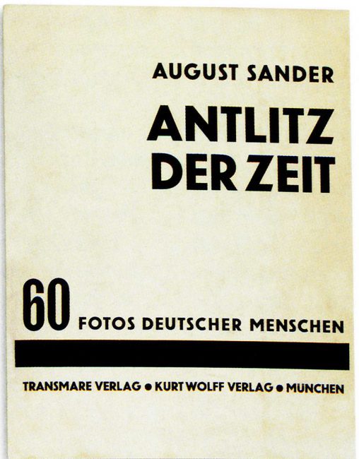 August Sander, Antlitz der Zeit (1929)