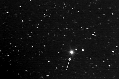 Barnard's star, photo: Steve Quirk [Public domain]