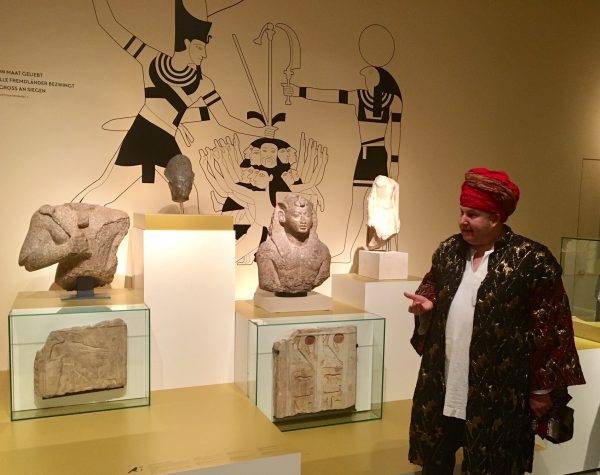 'The Great Belzoni' himself was acting as a tour guide on the Ramesses II exhibition at the Badisches Landesmuseum, Karlsruhe