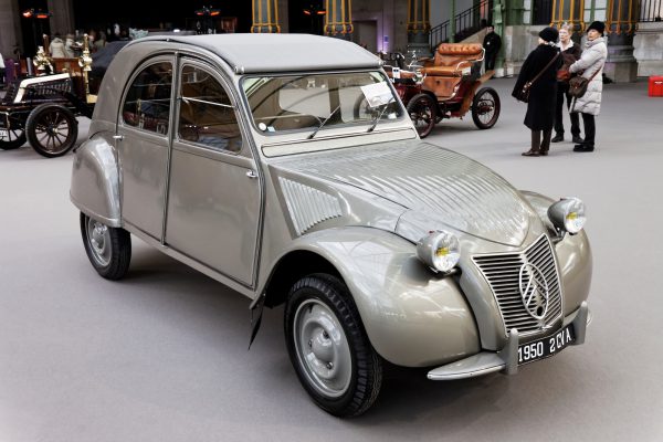 First generation "ripple bonnet" Citroën 2CV built from 1949 to 1960