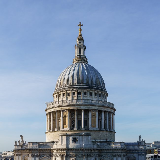 Dome of St Pauls Cathedral, by Christopher Wren, 1697, © User:Colin / Wikimedia Commons