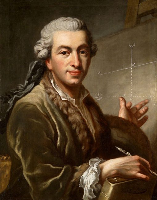 Portrait of Pierre-Simon Laplace (1749 - 1827) by Johann Ernst Heinsius (1775), [CC BY-SA 4.0] via WikiCommons