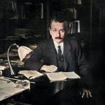 Albert Einstein (1879-1955) from Scientific Monthly 10:4 (1920)