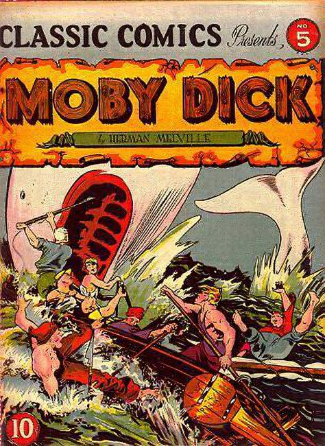 Herman Melville's Moby Dick as 'Classic Comics'