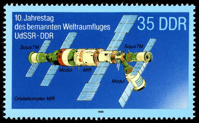 10th anniversary of the joint USSR-DDR space flight (II): MIR orbital complex