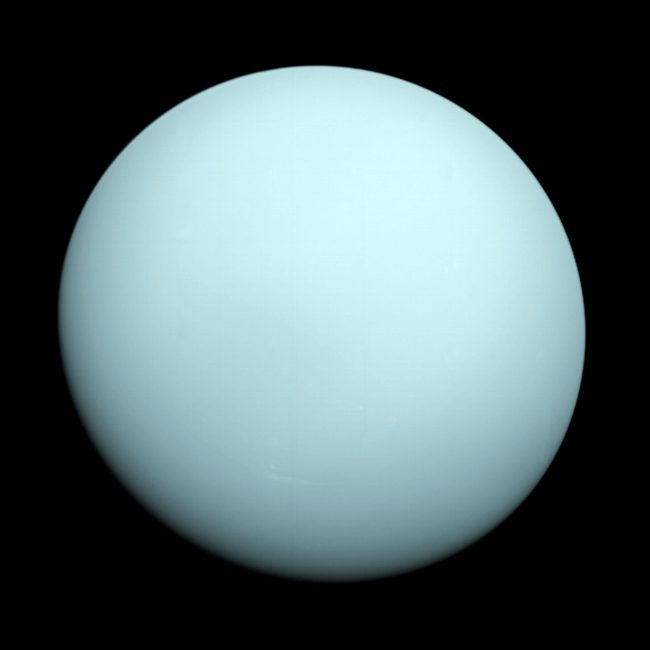 Uranus, discovered by Herschel in 1781