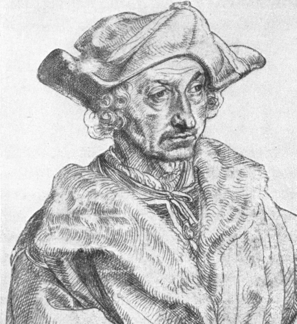 Sebastian Brant (1458 – 10 May 1521) by Albrecht Dürer, c. 1520